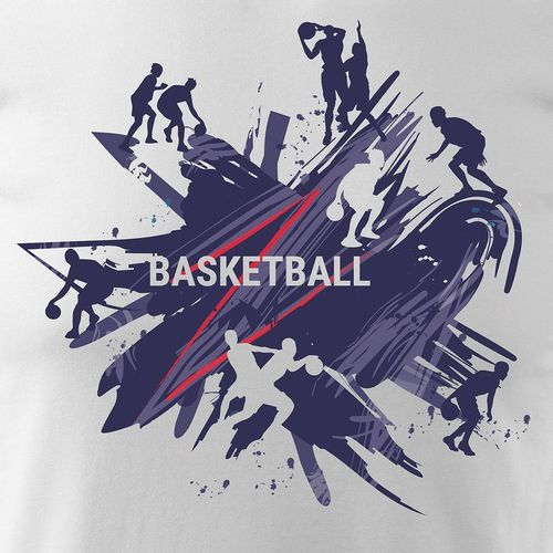 Koszulka do koszykówki basketball koszykówka do kosza męska biała REGULAR S na Arena.pl