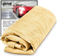 SKÓRZANA ZAMSZOWA ŚCIERKA DO PIELĘGNACJI SAMOCHODU OKIEN IRCHA 90x60 cm