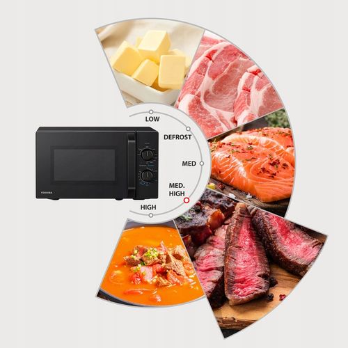 Mikrofalówka Kuchenka Mikrofalowa TOSHIBA Grill proste sterowanie na Arena.pl