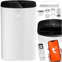 KLIMATYZATOR PRZENOŚNY 4w1 OSUSZACZ POMPA CIEPŁA 4,7kW CICHY WIFI 80l/24H