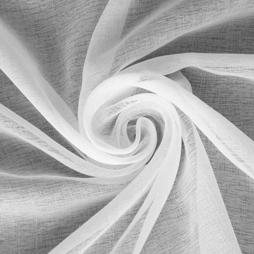 Firana z etaminy na taśmie flex LAYLA 140x300 biała na Arena.pl