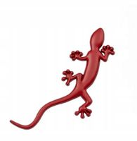 Naklejka jaszczurka 3D emblemat metal na samochód Motocykl Skuter Ozdoba