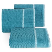 Ręcznik frotte CALEB4 50x90 ciemny turkusowy