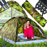 NAMIOT TURYSTYCZNY 2 OSOBOWY KEMPINGOWY MOSKITIERA WODOODPORNY 200x150cm