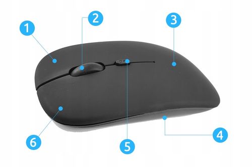 MYSZKA KOMPUTEROWA BEZPRZEWODOWA BLUETOOTH CICHA MYSZ OPTYCZNA na Arena.pl