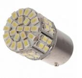 Żarówka motocyklowa BAY15D P21W/5W 50smd dwa włókna barwa biała zimna