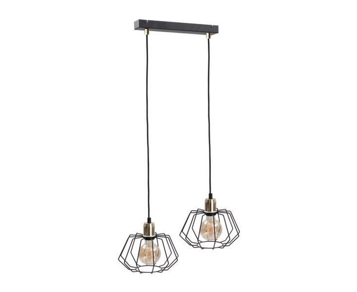 Lampa wisząca 2xE27 LUNA GOLD zdjęcie 1