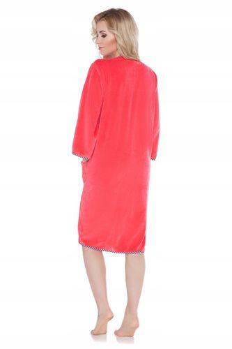 SZLAFROK DAMSKI WELUROWY KORAL na Arena.pl