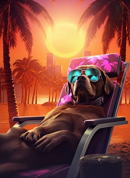 Plakat 40x55cm Lato w Stylu zdjęcie 1