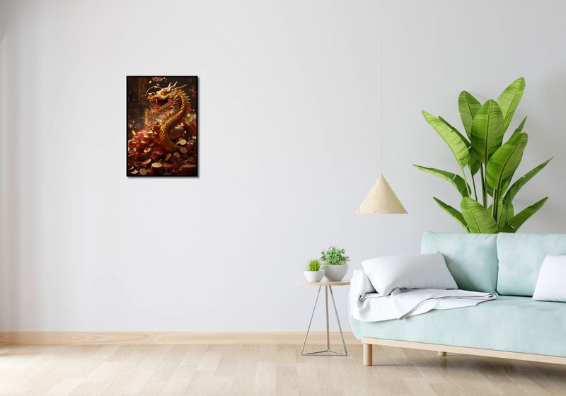 Plakat 42x59,4cm Smok Bogactwa zdjęcie 4