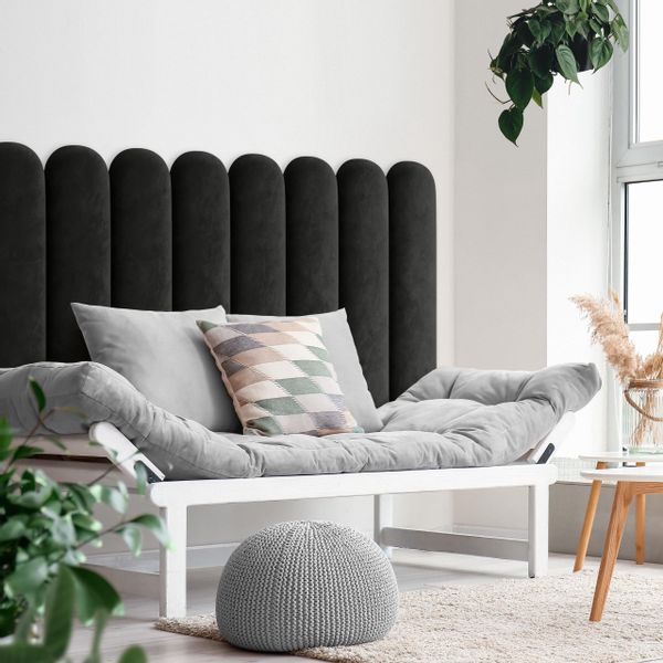 PANELE TAPICEROWANE PŁOTEK CZARNY DLA DZIECI 100cm x 30cm zdjęcie 5