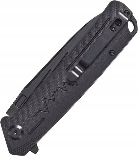 Nóż składany stal D2 EDC survival flipper ST136-BK na Arena.pl