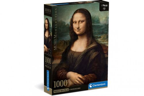 Puzzle 1000 Elementów Compact Museum Leonardo - Gioconda na Arena.pl