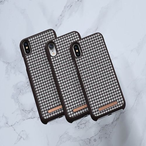 Nordic Elements Saeson Idun - Materiałowe etui iPhone Xs Max (Dark Brown) na Arena.pl