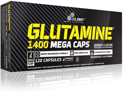 Olimp L-Glutamine 1400 Mega caps 120 caps na Arena.pl