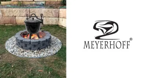 Kociołek żeliwny EMALIOWANY Meyerhoff MARMUREK 10l na Arena.pl