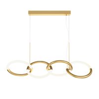 Ledowa lampa wisząca Node MOD165PL-L40G3K 40W 3000K pierścienie złote