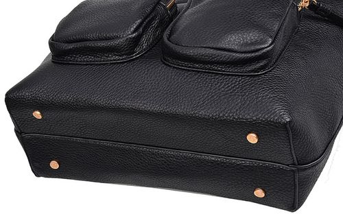 LuluCastagnette Klasyczna TOREBKA damska A4 Na ramię Do ręki Miś CZARNA na Arena.pl