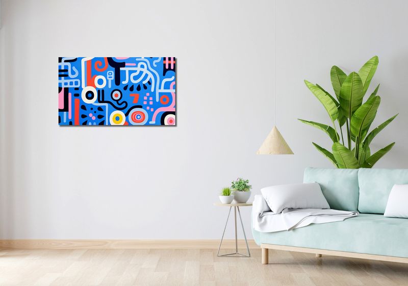 Obraz 90x50cm Rytmiczne Echo zdjęcie 2