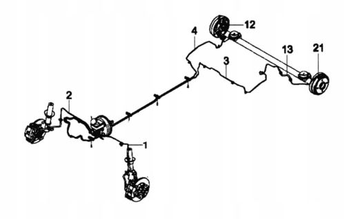Daewoo Matiz Bez Absu Zestaw Przewodów Hamulcowych Miedzianych Zestaw Tył na Arena.pl