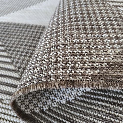 Dywan sznurkowy dwustronny ZARA 16 brązowy 200 x 290 cm brązowy na Arena.pl