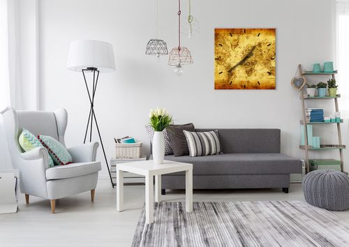 Zegar Ścienny - Mapa Świata - 60X60 Cm - C3Ac60X60-0127 na Arena.pl