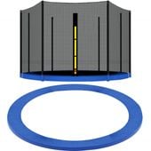 Osłona na sprężyny z siatką do trampoliny zewnętrzną 10FT 300/305/312 cm niebieska