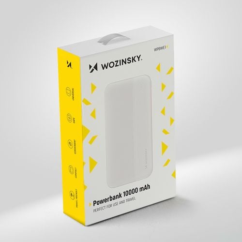 powerbank li-po 10000mah 2xusb biały na Arena.pl