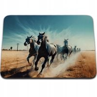 PODKŁADKA POD MYSZKĘ 36 x 29 - KOŃ KONIE JAZDA KONNA HOBBY HORSE