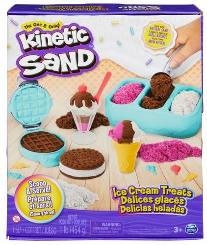 Kinetic Sand Lodowe przysmaki Zestaw z piaskiem kinetycznym Lodziarnia na Arena.pl