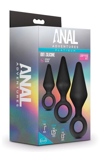 Anal Adventures Platinum Loop Plug Kit na Arena.pl