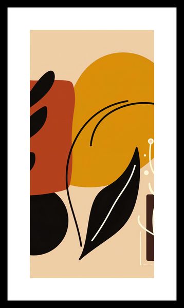Plakat 50x100cm Ciepłe Kontury zdjęcie 3