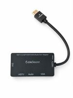 Adapter HDMI do VGA DVI HDMI Audio 4w1 CableDeconn + kable