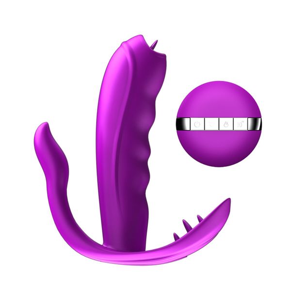 Stymulator-Silicone Panty Vibrator Usb 7 Function / Heating zdjęcie 1