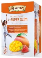 BIG ACTIVE SUPLEMENT DIETY 4 X SUPER SLIM 20TB ODCHUDZANIE 40G