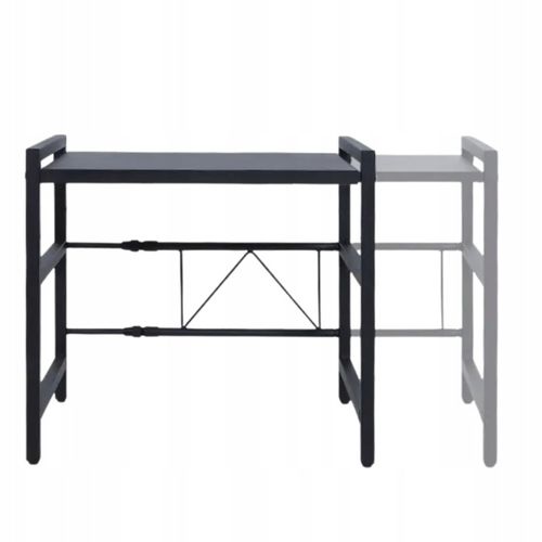 Stojak na mikrofalówkę półka rozsuwana regulacja teleskopowa organizer na Arena.pl