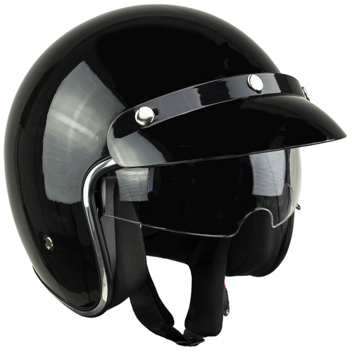 Kask na skuter motocyklowy otwarty z daszkiem BB 588 -S przeźr. blenda na Arena.pl