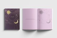 Kalendarz książkowy 2025 ASTROLOGICZNY A5 terminarz planer tygodniowy