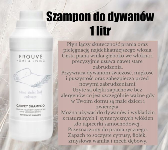 Prouve – szampon do dywanów i tapicerki 1000ml zdjęcie 2