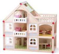Domek dla lalek Woody 55 cm
