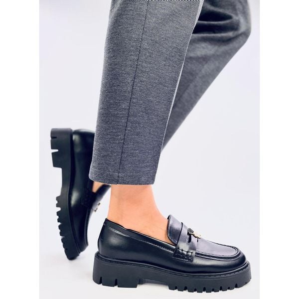 Mokasyny na platformie Black r.36 zdjęcie 3