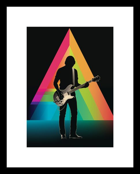 Plakat 13x18cm Pryzmat przez Gitarę zdjęcie 3