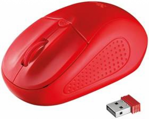 Mysz Trust Primo Wireless (20787) Czerwona na Arena.pl