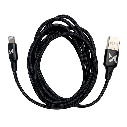 kabel przewód usb iphone lightning 2.4a 2m czerwony na Arena.pl