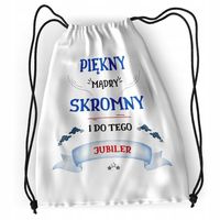 Plecak Dla Jubilera Sportowy Szkolny Worek Torba Z Nadrukiem Ze Zdjęciem