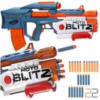 AUTOMATYCZNY PISTOLET NERF ELITE 2.0 KARABIN SHOTGUN 2W1 + 22 STRZAŁKI
