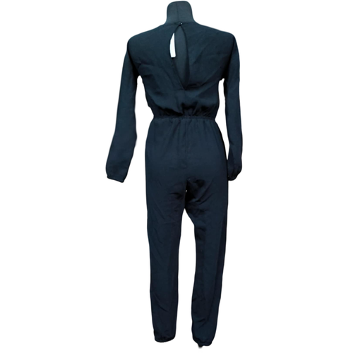 Stylowy Kombinezon z Długim Rękawem Damski Wygodny Czarny Rozmiar XS na Arena.pl