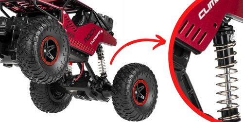 DUŻY SAMOCHÓD ZDALNIE STEROWANY AUTO RC METAL TERENOWY 1:16 PILOT NAPĘD 4X4 na Arena.pl