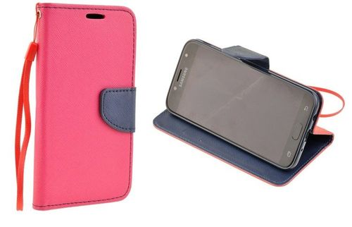 Etui Portfel Fancy Case do SAMSUNG GALAXY J5 2017 J530 różowy na Arena.pl