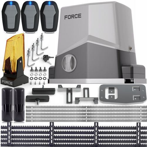 FORCE TYTAN SL600 NAPĘD DO BRAM PRZESUWNYCH do 600kg, LAMPA LED, na Arena.pl